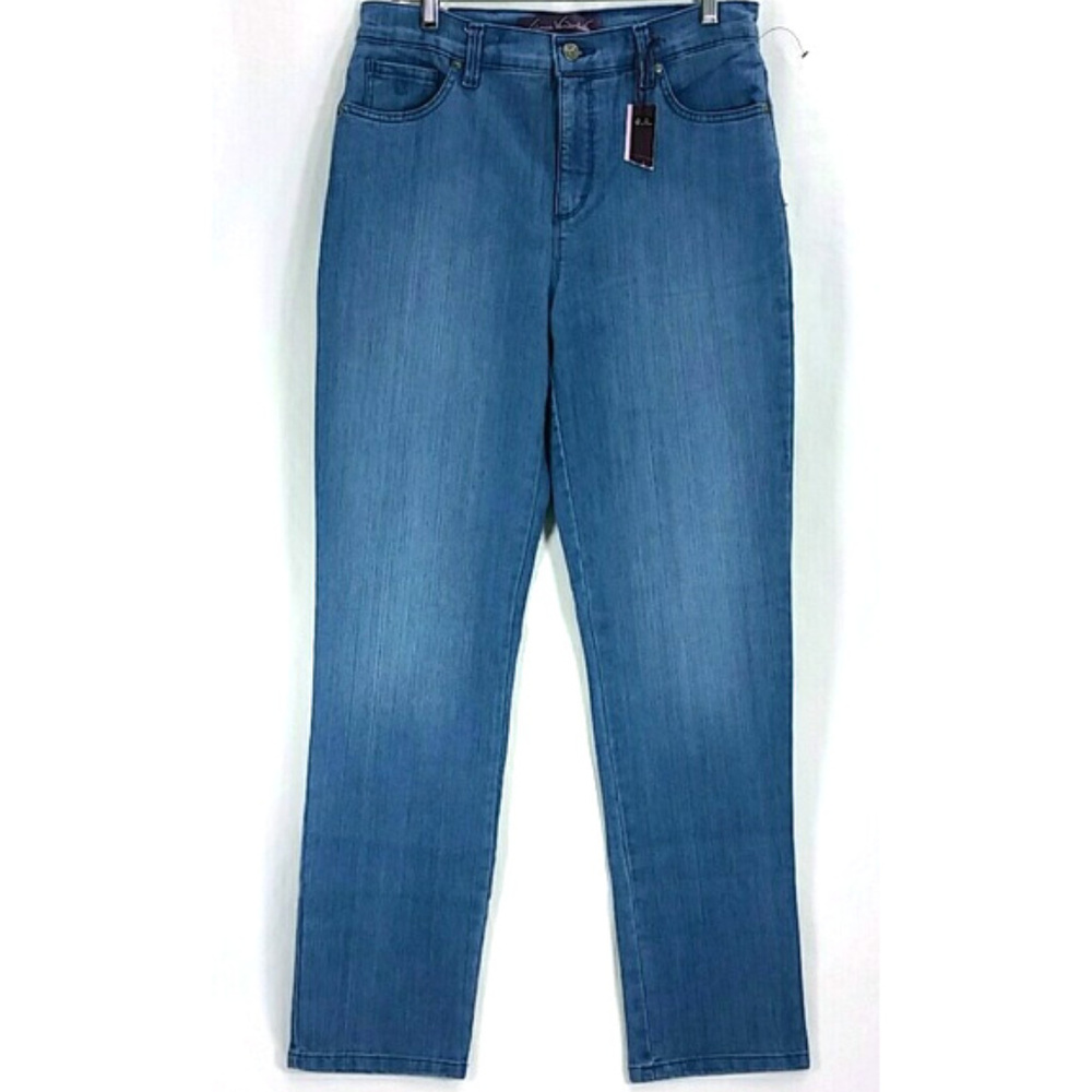 Gloria Vanderbilt Jeans High Waisted Blue Amanda - Picture 3 of 8
